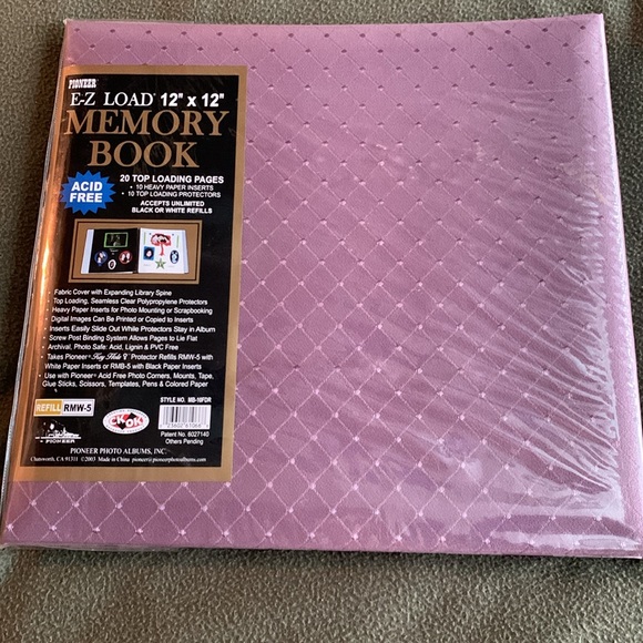 NIP Pioneer purple scrapbook. Approximately 13” x 12 1/2”. - Picture 3 of 4